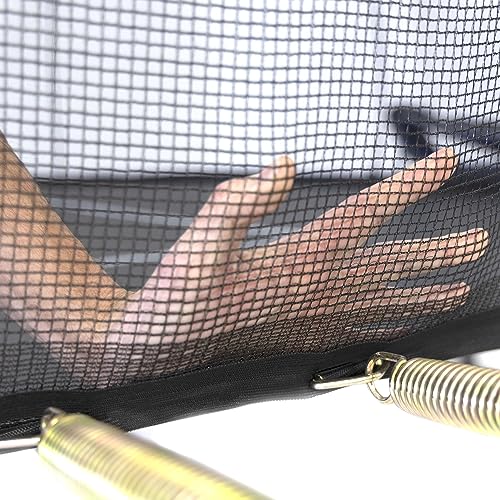 Skywalker Trampolines 15' Square Premium Trampoline with Enclosure Black & Grey