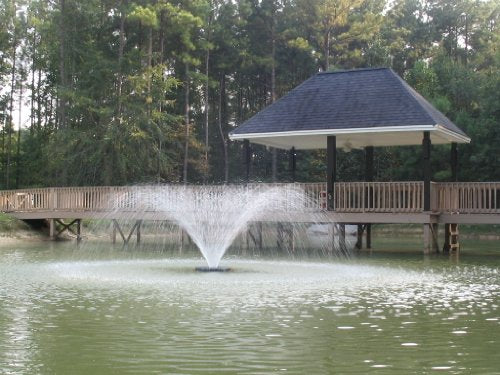 Kasco VFX Series Aerating Pond Fountain 3/4 HP 120V with RGB Lighting White