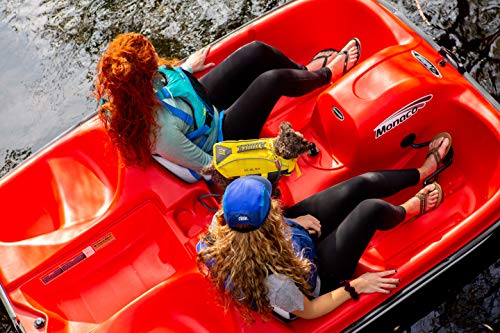 Pelican Adjustable 5 Seat Pedal Boat Monaco Red/White