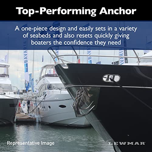 Lewmar Galvanized Steel Claw Anchor 110 lbs for Boats 54'-72'