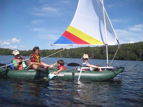 SATURN Pro-Angler Fishing Inflatable Kayak FK396 Green