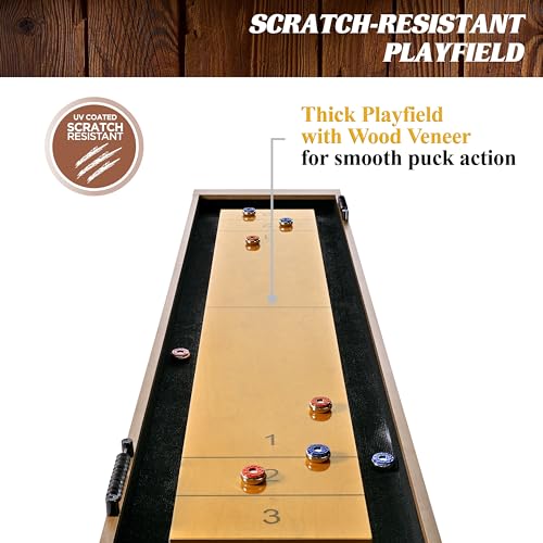 Barrington Billiards Urban Shuffleboard Table Gray/Brown