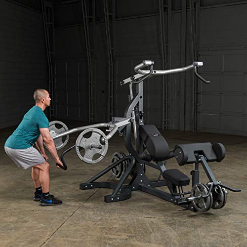 Body-Solid Free-Weight Olympic Leverage Machine Black