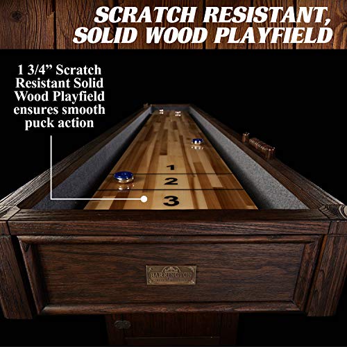 Barrington Billiards Webster Shuffleboard Table Gray