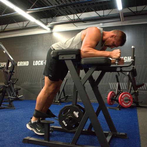 Gronk Fitness Reverse Hyperextension Machine Black
