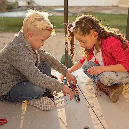 Lifetime Adventure Clubhouse Swing Set Playset Earthtone