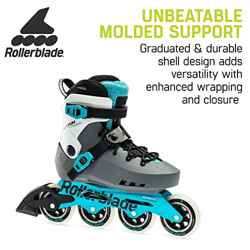 Rollerblade Maxxum XT Women's Urban Inline Skates Anthracite/Aqua