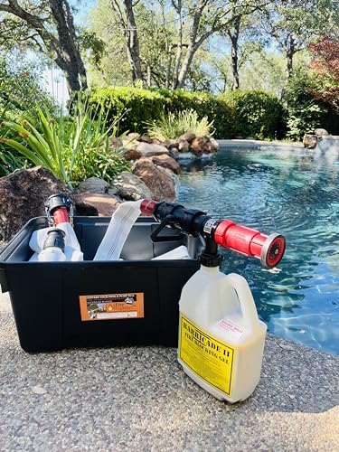 FireFighter1 Fire Hose for Pool Pumps 100' with Installation Kit