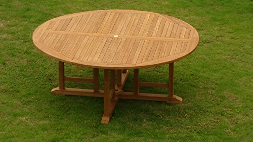 TeakStation 6 Seater Grade-A Teak Wood 7 Pc Dining Set Teak