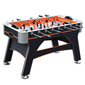 Hathaway Trailblazer 56-Inch Foosball Table with Electronic Scoring Black/Orange