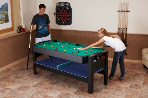Fat Cat by GLD PRODUCTS Original 3-in-1 6-Foot Flip Game Table Black