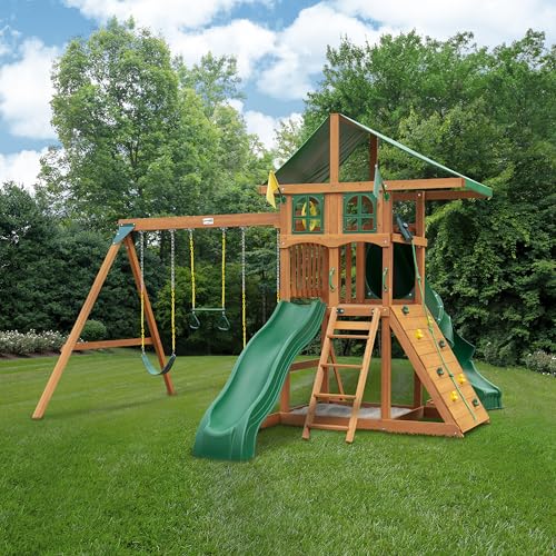 Gorilla Playsets Avalon Treehouse Swing Set Cedar