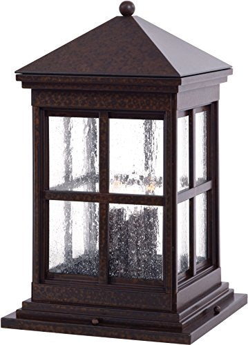 Minka Lavery Outdoor Post Light 8567-51 Berkeley Brass Rust