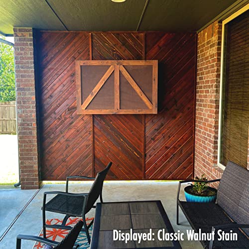 Pergola World Outdoor TV Enclosure Western Red Cedar Unstained/Raw