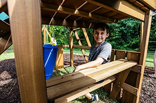 Swing-N-Slide Knightsbridge Plus Swing Set Wood Green