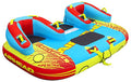 AIRHEAD CHALLENGER 1-3 Rider Towable Tube for Boating Blue