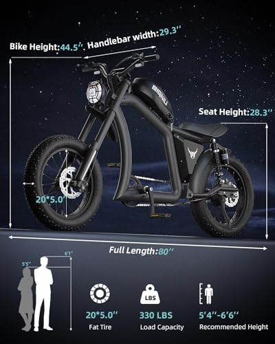 BIGNIU BG-X Electric Bike for Adults, 1500W Brushless Motor, 48V/31.5Ah, Front/Rear Turn Signal, Dual Suspension Ebikes (Dark Black)