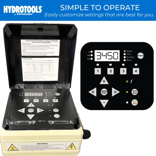Swimline Hydrotools Variable Speed Pool Pump Beige