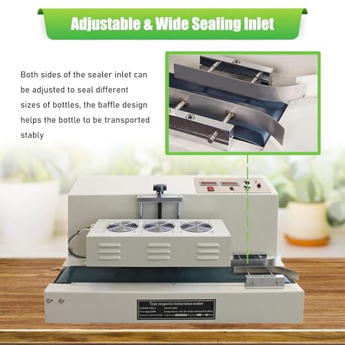 Yokoma Continuous Induction Sealer Desktop Bottle Cap Sealing Machine 220V