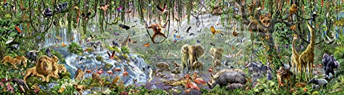 Intome Educa 33,600 Piece Wildlife Puzzle with Wheeled Wooden Carry Case