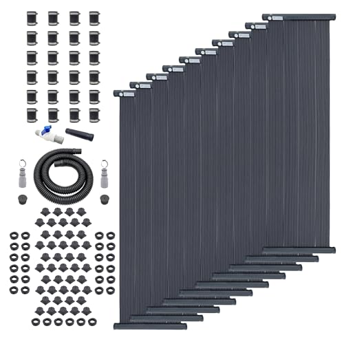 SolarPoolSupply SwimSizzle Ultimate Above Ground Pool Solar Heater - For Pool Size: 30-31ft. Round/Up to 18’x36’ Oval