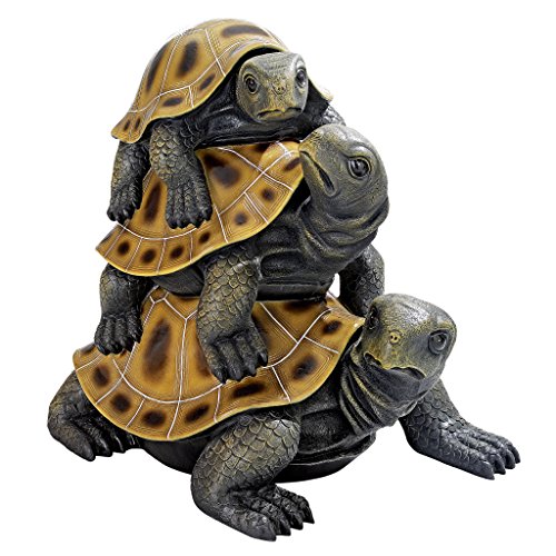 Design Toscano Giant Threes a Crowd Turtle Statue Giant