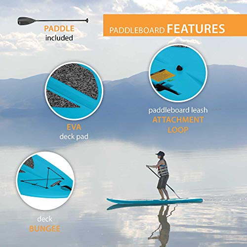Lifetime Freestyle Hard Shell Paddleboard Glacier Blue