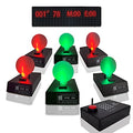 Indesign Steel Target System with Screen Display and Controller for Real-Time Shooting Data (6PCS)