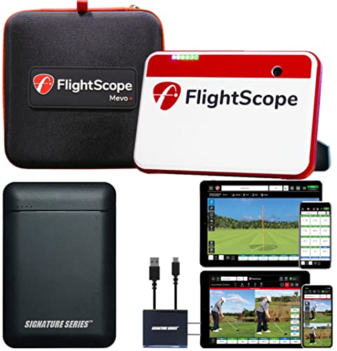 Certified Brands FlightScope Mevo+ 2023 Edition Golf Launch Monitor Mevo+ with Pro Package