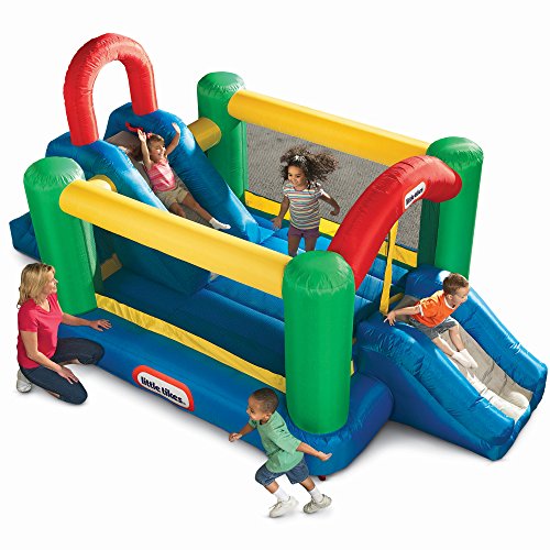 Little Tikes Jump and Double Slide Bouncer White