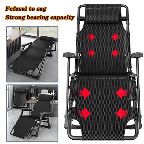 Natliedop Oversized Zero Gravity Chair Folding Portable Recliner with Adjustable Headrest Recliner X2