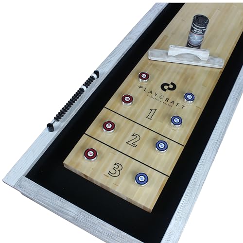 Playcraft Montauk 12' Shuffleboard Table Whitewash