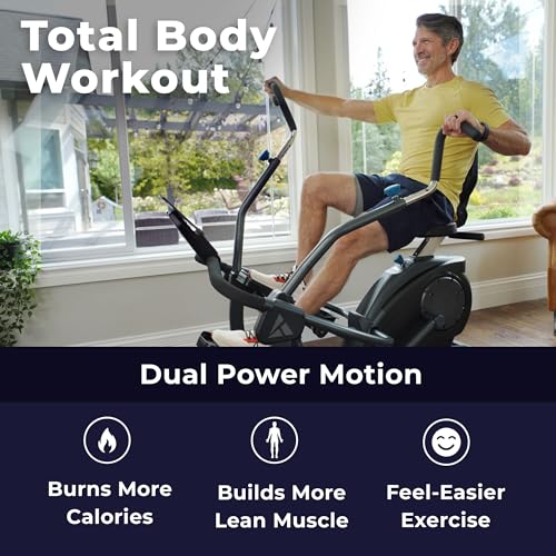 Teeter FreeStep Recumbent Cross Trainer and Elliptical (LT3) Black