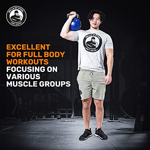 Bells of Steel Competition Kettlebell - Commercial and Home Gym - Strength Training - 36 kg Grey