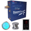 Steam Spa 6KW Quick Start Bath Generator Package Chrome