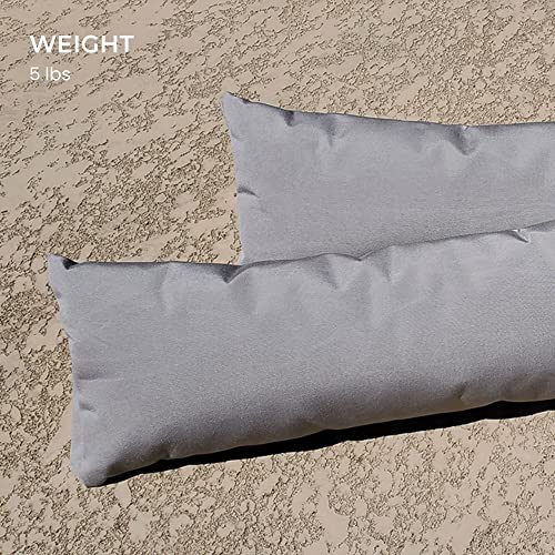 Aqua Chairs Aqua Outdoors in-Pool DEEP Ledge Chaise Set with Headrest Pillows and Table White Granite