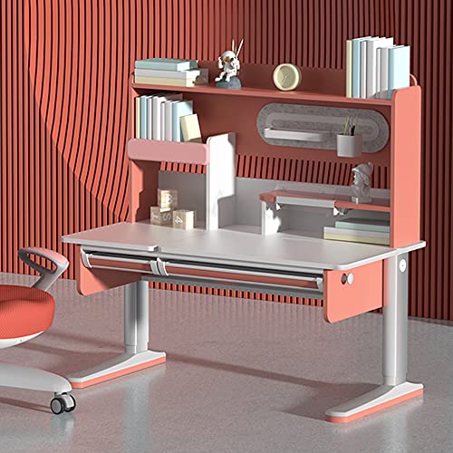 FCD Adjustable Height Ergonomic Kids Study Desk Red