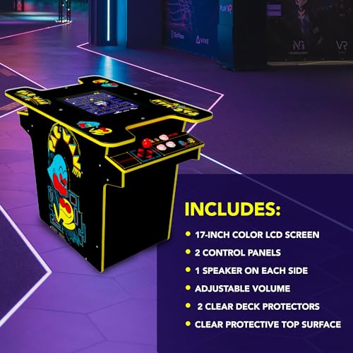 ARCADE1UP PAC-MAN Head-to-Head Arcade Table Black Series Edition