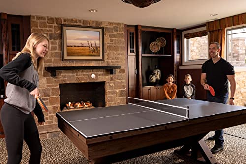 Freetime Fun 7 FT 3 in 1 Multi Game Pool Table with Dining Top Espresso