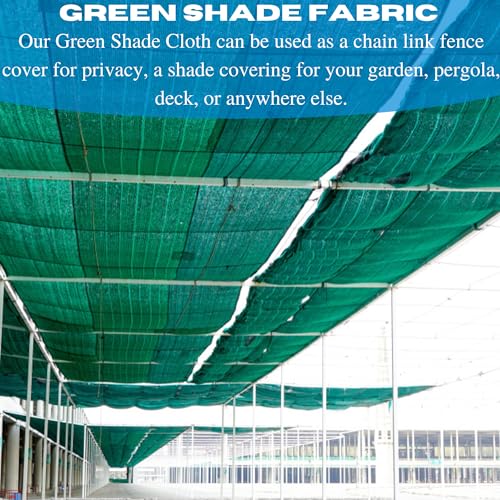 Farm Plastic Supply VBS Green Shade Cloth 70% Mesh Fabric 12' x 275'