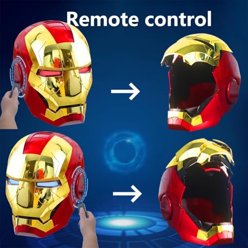 Tarrshiney Electronic Mark 5 Helmet with Voice Control & LED Eyes Gold