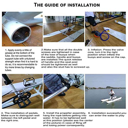 DIVTEK Inflatable Kayak Bikeboat for Lake Water Sports Banana-Waterbike