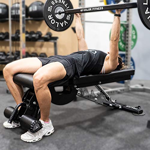 Valor Fitness DD-40 Heavy Duty Adjustable Weight Bench Black