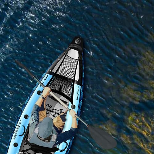 Waimea Bay Rigid Inflatables Drifter 1 Seater Inflatable Fishing Kayak Multicolor
