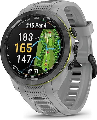 Garmin Approach S70 Premium GPS Golf Watch Black