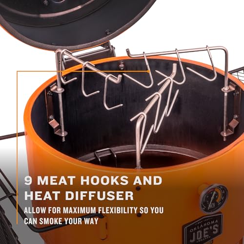 Oklahoma Joe's Bronco Pro Drum Smoker Orange
