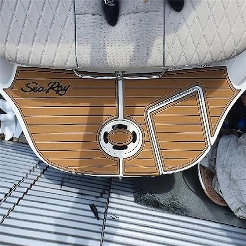 Algasan Boat EVA Faux Teak Decking Floor Mat for 2013 Sea Ray 190 Sport - Multiple Color Options