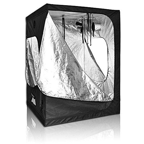 TopoLite Grow Tent Complete Kit Hydroponic System with LED800W Grow Light and 6" Carbon Filter White