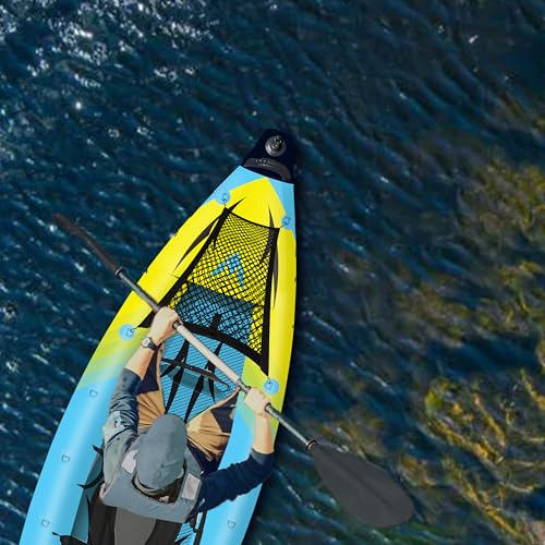 Waimea Bay Rigid Inflatables Shockwave 2 Seater Inflatable Fishing Kayak Multicolor