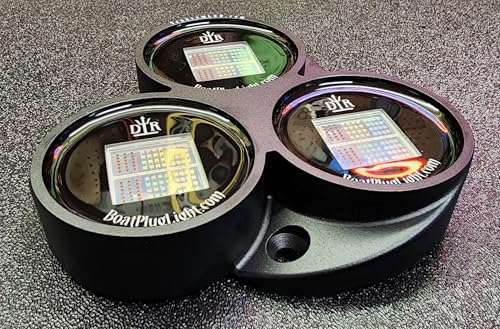 BoatPlugLight.com Trinity Boat Transom LED Underwater Light Green
